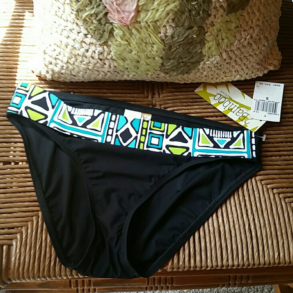 2Bamboo swim bottoms, size S
